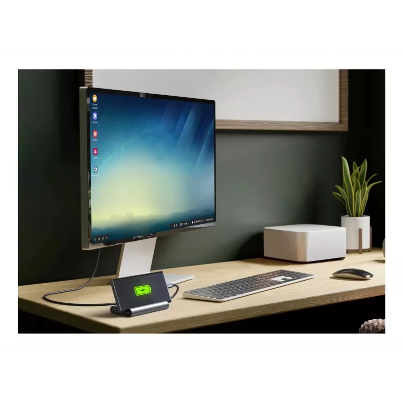 Hama Connect2Mobile V2 USB 3.2 Gen 1 (3.1 Gen 1) Type-C 1000 Mbit/s Antracito daugiafunkcis USB-C stotelė