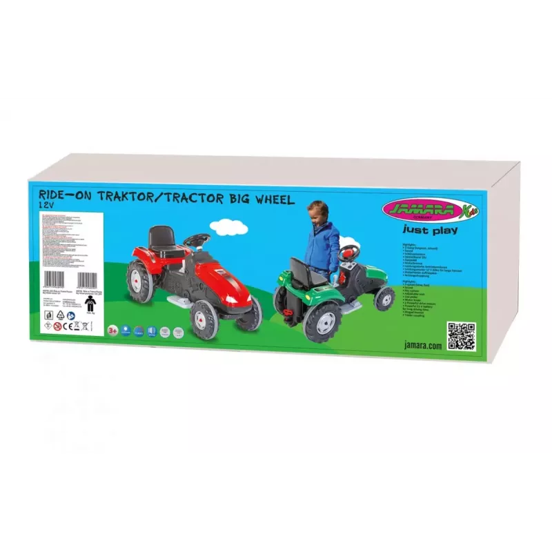 Traktorius vaikams ant ratų su baterija Jamara Big Wheel 460785