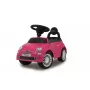 Vaikiškas stumdomas automobilis Jamara Fiat 500 Push type 4 ratai Juoda Rožinė