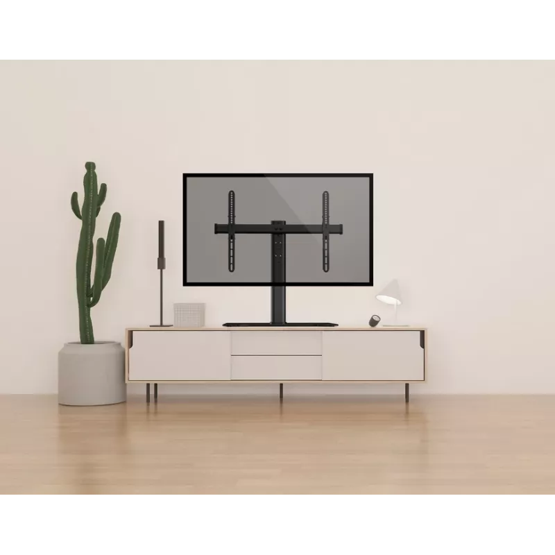 Equip TV stovas ant stalo 32-55 colių, 40 kg, 600x400 mm, juodas