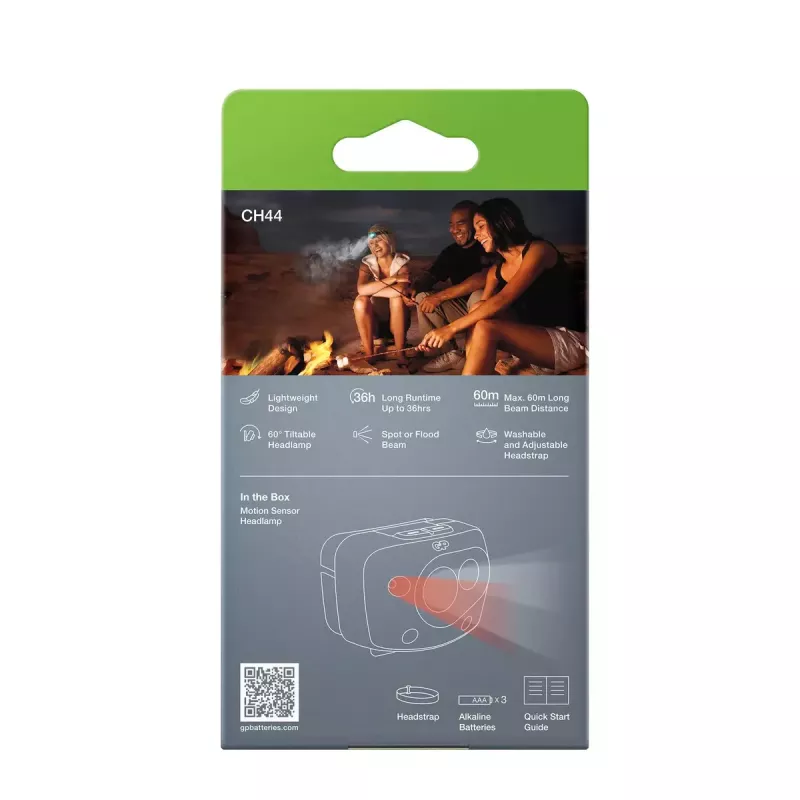 GP Lighting Discovery Teal LED 300 lm IPX4 – galvos žibintuvėlis