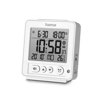 Hama 00185894 skaitmeninis žadintuvas, baltas