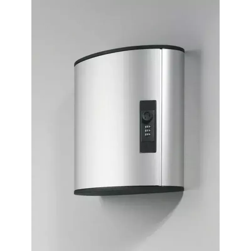 Durable 1966-23 rakinama dėžutė raktams, kombinuotas užraktas, aliuminis, sidabrinė