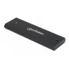 Manhattan M.2 NVMe SSD korpusas, USB-C jungtis, 10 Gbps (USB 3.2 Gen2), UASP, aliuminis, juodas, 3 metų garantija