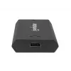 Manhattan M.2 NVMe SSD korpusas, USB-C jungtis, 10 Gbps (USB 3.2 Gen2), UASP, aliuminis, juodas, 3 metų garantija