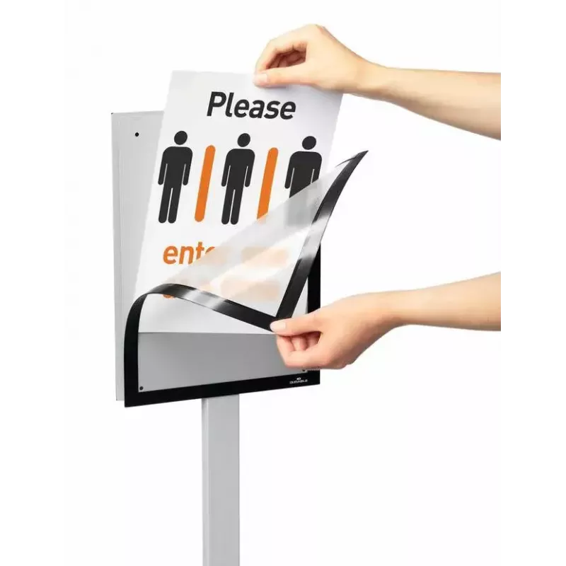Informacinis stovas Durable INFO STAND BASIC A4 metalas plastikas pilkas