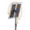 Informacinis stovas Durable 479923 A3 aliuminis plastikas plienas aukštis 1290 mm