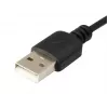 Equip 245420 stalinis USB ventiliatorius juodas