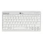 BakkerElkhuizen UltraBoard 950 V2 Wireless UK Qwerty, belaidė klaviatūra be skaičių bloko, 80-87%, laidinis ir belaidis, USB + Bluetooth, žirklinis mechanizmas, QWERTY, tamsiai pilka, šviesiai pilka