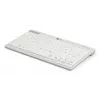 BakkerElkhuizen UltraBoard 950 V2 Wireless UK Qwerty, belaidė klaviatūra be skaičių bloko, 80-87%, laidinis ir belaidis, USB + Bluetooth, žirklinis mechanizmas, QWERTY, tamsiai pilka, šviesiai pilka
