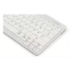 BakkerElkhuizen UltraBoard 950 V2 Wireless UK Qwerty, belaidė klaviatūra be skaičių bloko, 80-87%, laidinis ir belaidis, USB + Bluetooth, žirklinis mechanizmas, QWERTY, tamsiai pilka, šviesiai pilka