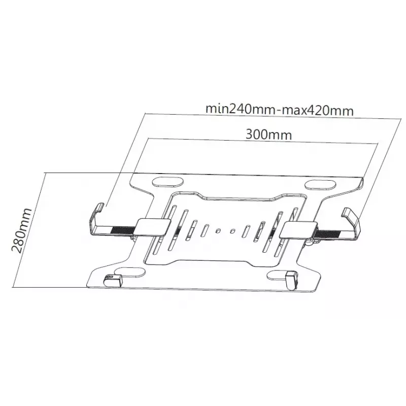 Pikštuvas nešiojamam kompiuteriui Equip, 10–15,6 col.