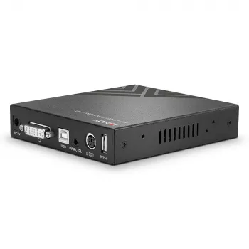 Lindy KVM per IP prieiga DVI-I, USB ir PS/2, laidinis, 1920 x 1200 pikselių, metalinis