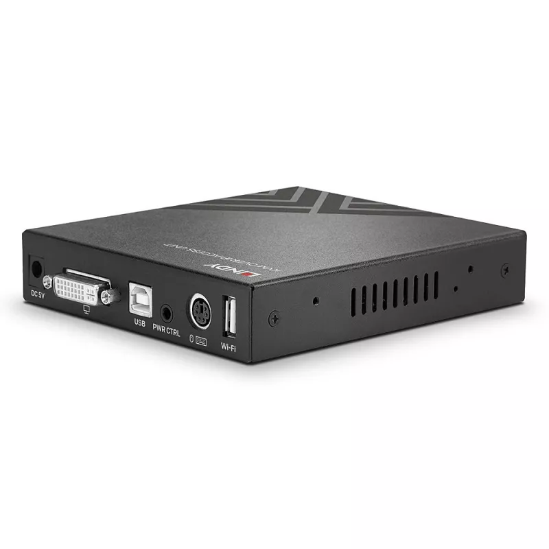 Lindy KVM per IP prieiga DVI-I, USB ir PS/2, laidinis, 1920 x 1200 pikselių, metalinis