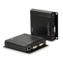 Lindy 140m Cat.6 DVI-D, USB, garso ir RS-232 KVM praplėtimo rinkinys, siųstuvas ir imtuvas, laidinis, 140 m, Cat6, 60 Hz, juoda