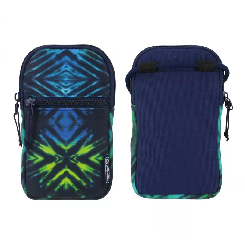 Dėklas-rankinė Herlitz New Batik mobiliesiems telefonams Universal Black Blue Green