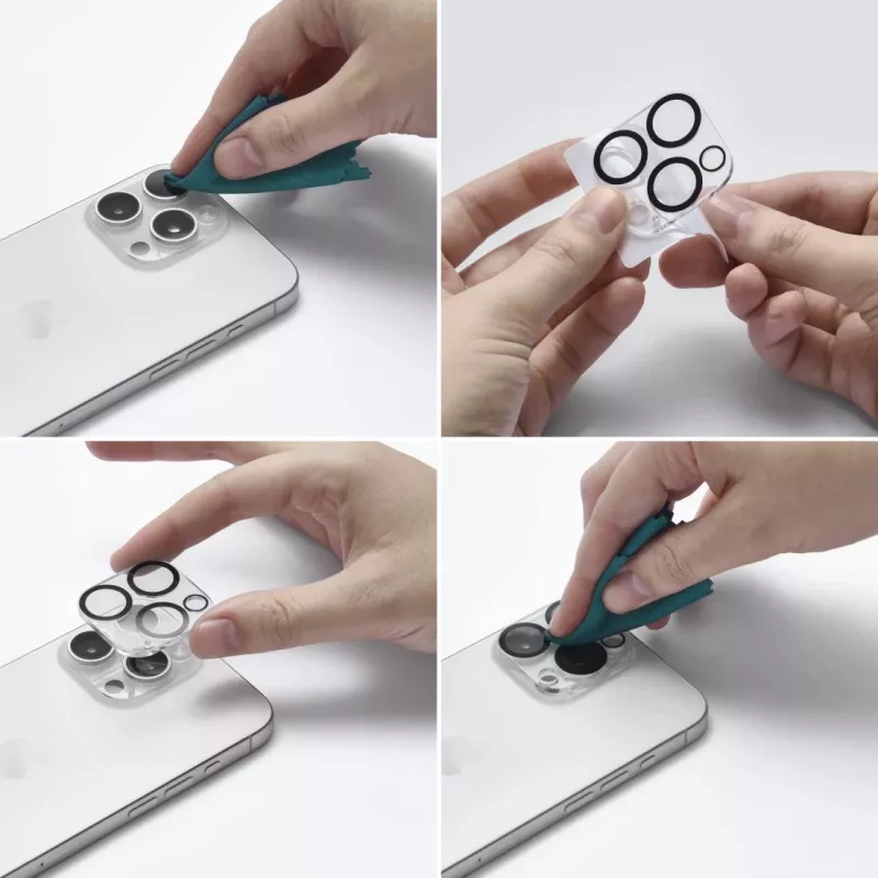 Hama Cam Protect Apsauginis fotoaparato stikliukas Apple iPhone 16/16 Plus, 1 vnt.