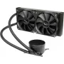Skystas aušintuvas CPU „All-in-One“ INTER-TECH Argus Iceman B-240 — 12 cm ventiliatorius, hidraulinis guolis, juoda spalva