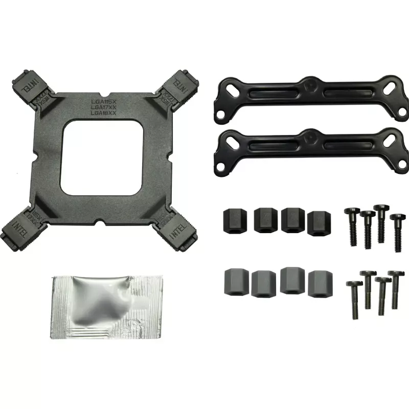 Oro aušintuvas INTER-TECH 4P90 Pro Bulk, 92 mm ventiliatorius, hidraulinis guolis, 12 V, palaiko AM5/AM4/AMD ir kelis Intel lizdus, juodas