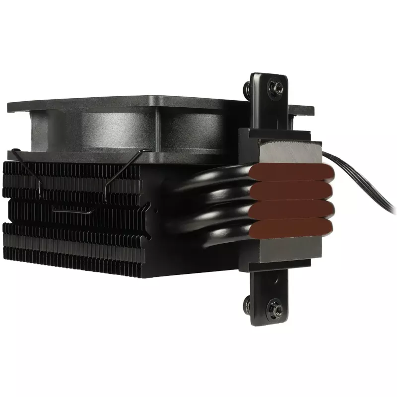 Oro aušintuvas INTER-TECH 4P90 Pro Bulk, 92 mm ventiliatorius, hidraulinis guolis, 12 V, palaiko AM5/AM4/AMD ir kelis Intel lizdus, juodas