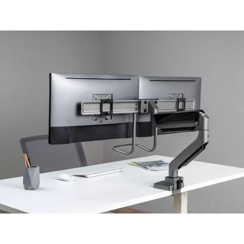 Equip 650161 Dvigubas monitoriaus laikiklis ant stalo 17 inch-32 inch