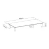 Stiklinis monitoriaus stovas Equip 650882