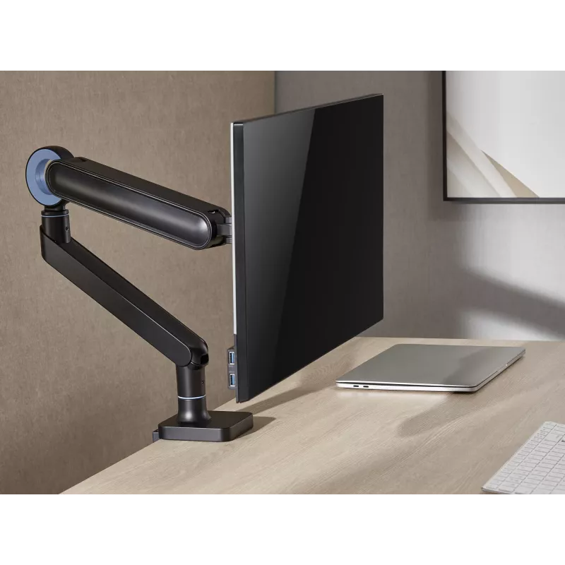 Equip 17–35 colių monitoriaus laikiklis ant stalo, Premium, juodas