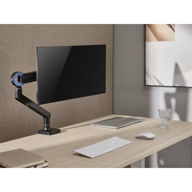 Equip 17–35 colių monitoriaus laikiklis ant stalo, Premium, juodas