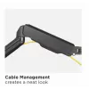 Equip 650138 dvigubas monitoriaus laikiklis ant sienos 17-32 colių