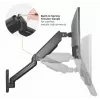 Equip 650138 dvigubas monitoriaus laikiklis ant sienos 17-32 colių