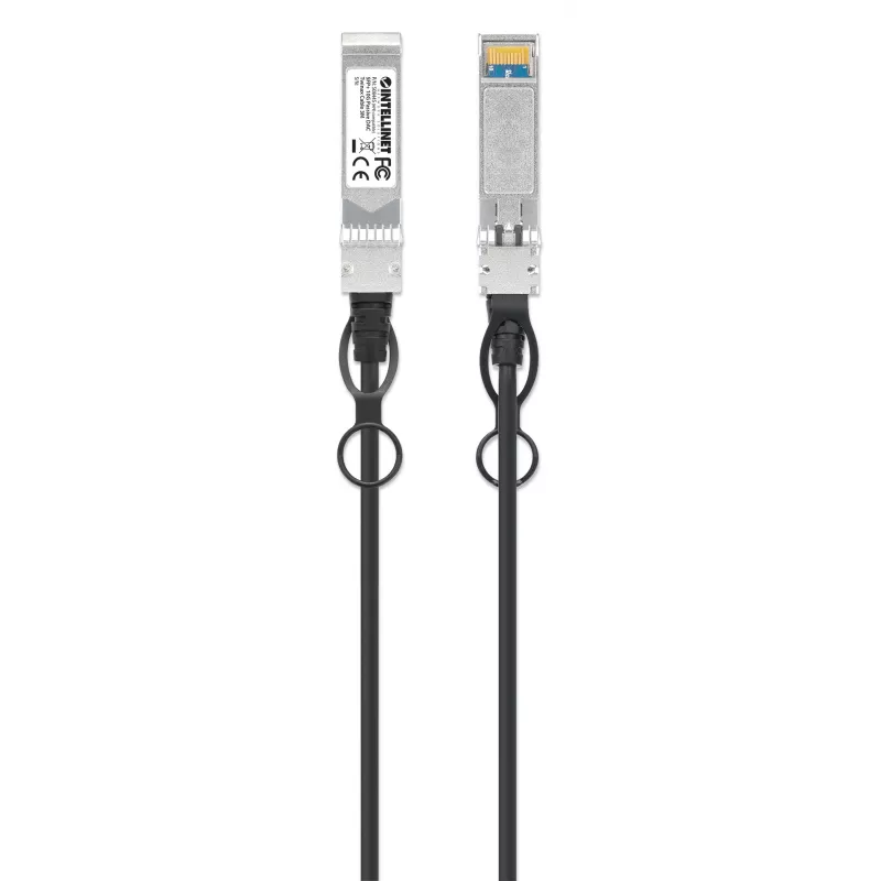 Intellinet 3m 10G SFP+ pasyvus tiesioginio prijungimo varinis Twinax kabelis 30AWG, suderinamas su HP J9283B / JD097C