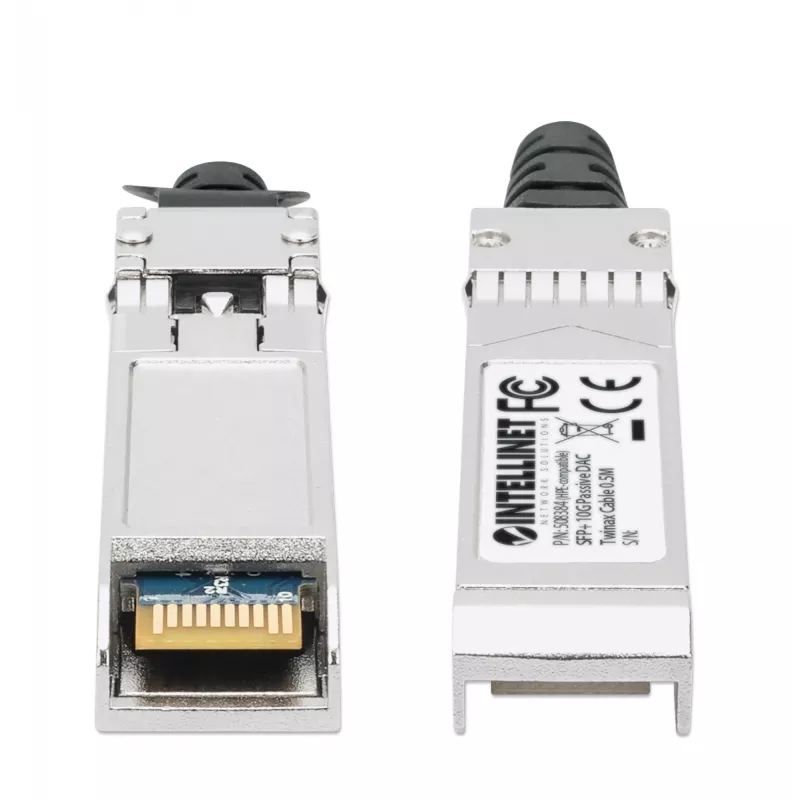 Intellinet 0,5 m 10G SFP+ pasyvus varinis Twinax kabelis 30AWG, suderinamas su HP 487649-B21