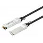 Intellinet 1m 40G QSFP+ pasyvus varinis Twinax kabelis 30AWG MSA suderinamas su QSFP-H40G-CU1M