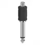 Hama 00205188 adapteris lizdų keitiklis RCA 6.3 mm juodas, sidabrinis