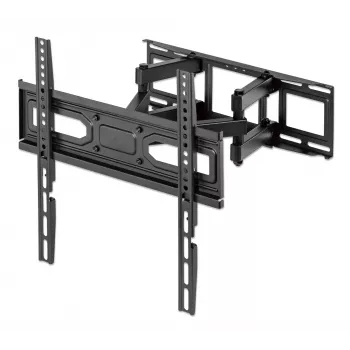 Manhattan pilno judesio TV ir monitorių laikiklis, 32–55 col., VESA 100x100–400x400 mm, iki 40 kg, juodas