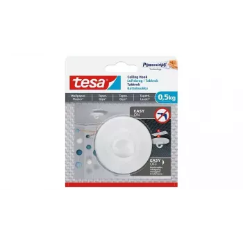 TESA 77781 lubų kabliukas su sukamuoju žiedu Baltas 1 vnt.