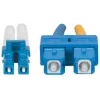 Intellinet Fiber Optic Patch Cable, OS2, LC/SC, 2m, Geltona, Duplex, Vienmodis, 9/125 µm, LSZH, Pluoštas, Viso gyvenimo garantija