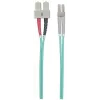 Intellinet šviesolaidinis jungiamasis kabelis OM3, LC/SC, 1 m, žydras, dupleksas, daugiamodis, 50/125 µm, LSZH, viso gyvenimo garantija