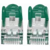 Intellinet tinklo jungiamasis laidas, Cat7 kabelis / Cat6A kištukai, 10 m, žalias, varis, S/FTP, LSOH / LSZH, PVC, RJ45, paauksuoti kontaktai, be užkliuvimo, su apsauginiu gaubteliu, garantija visam laikui