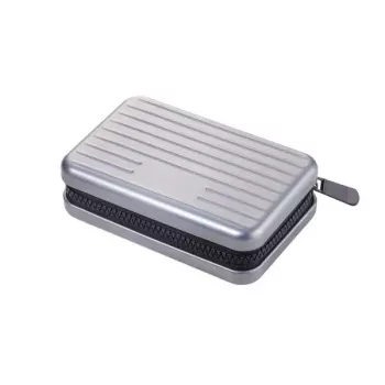 Dėklas TROIKA CCC04-TI Titanium Aluminium Polyester 80g 70mm 105mm