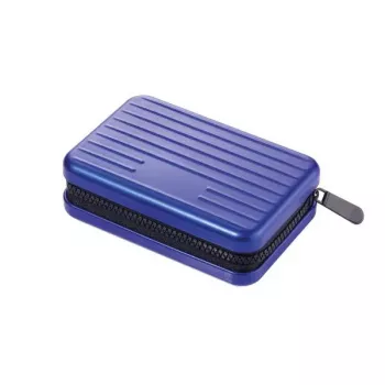 Dėklas TROIKA CCC04-BL Mėlynas Aliuminis Poliesteris 80g 70mm x 105mm