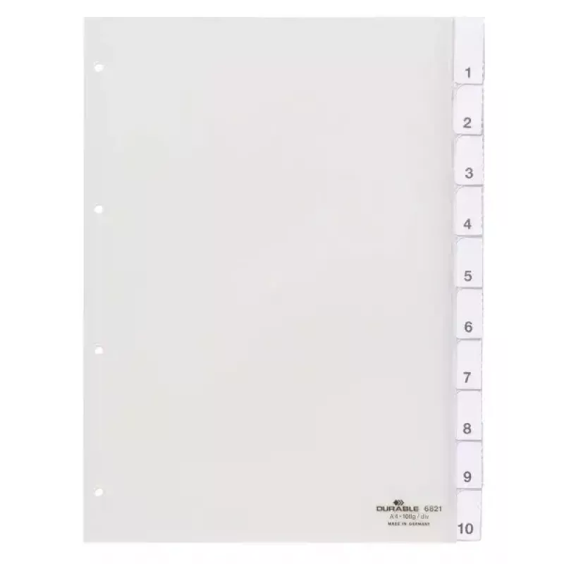 Skaitmeninis skirtukų indeksas Durable 6821-19