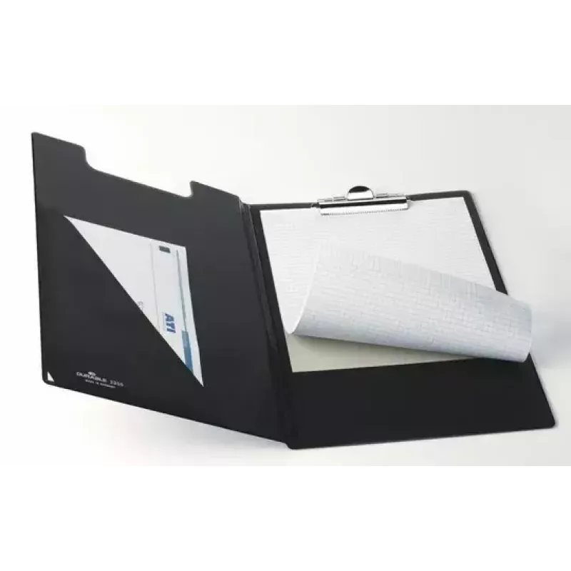 Durable 2355-01 aplankas su segtuvu A4, juodas