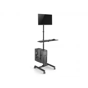 Mobilus multimedijos vežimėlis Equip 17-32 colių monitoriui