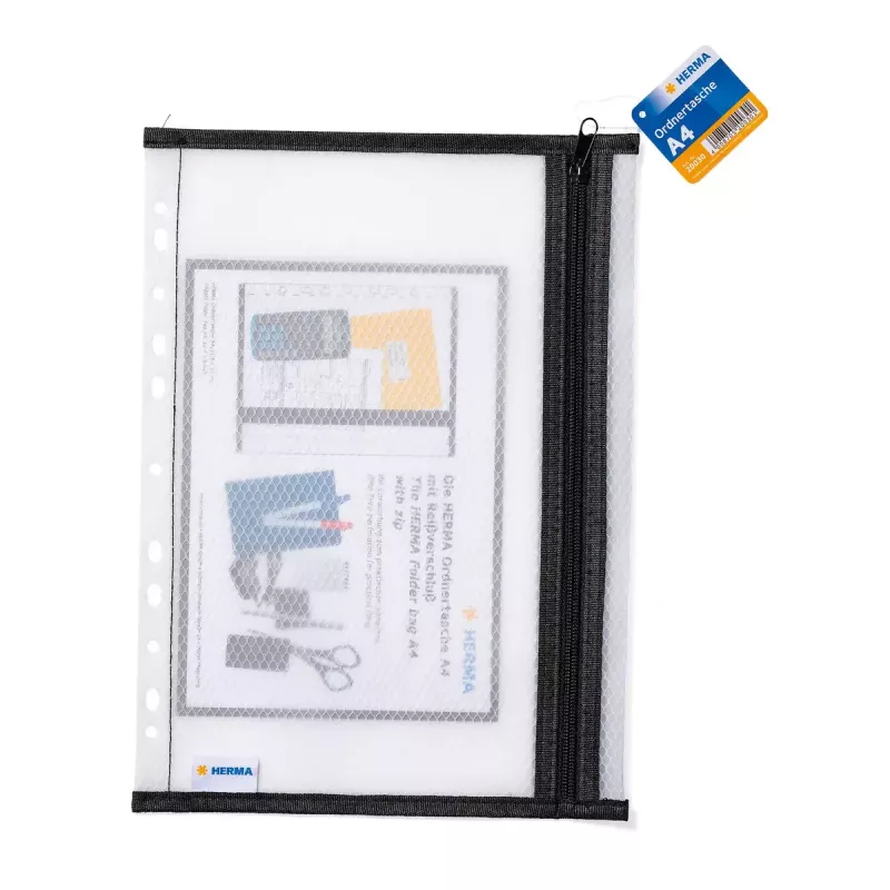 HERMA Folder Bag A4 juoda EVA medžiaga 230x320 mm