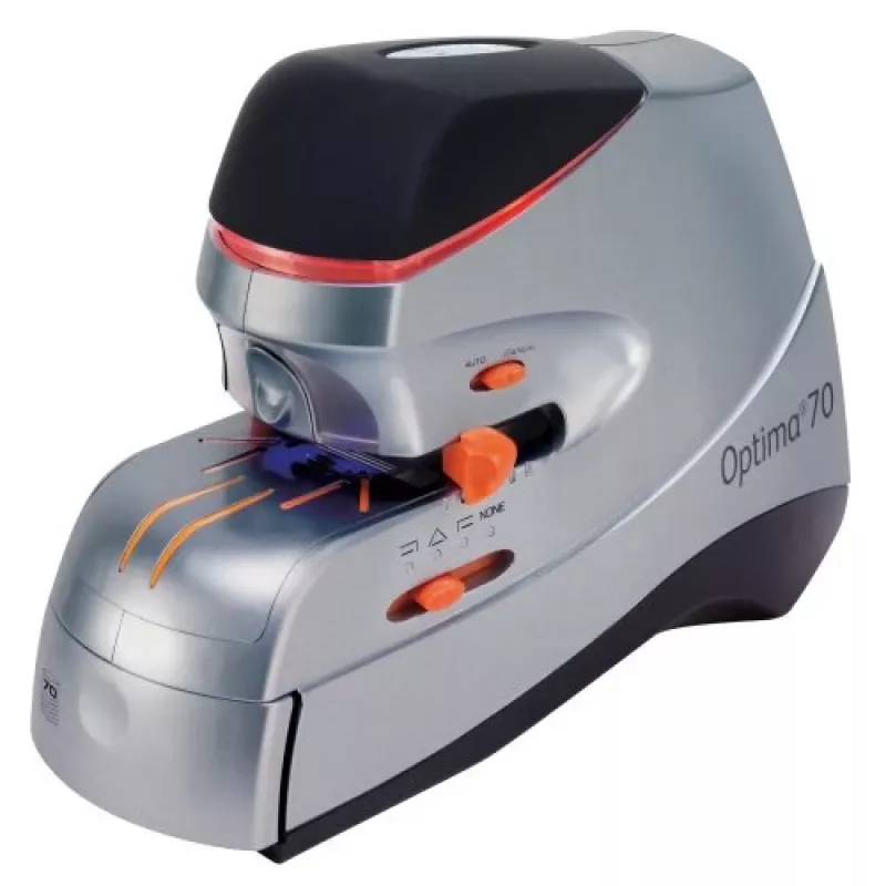 Rexel Optima 70 elektrinis segiklis EU, iki 70 lapų, juodas, sidabrinis, 2,37 kg, 215 mm, 400 mm, 172 mm