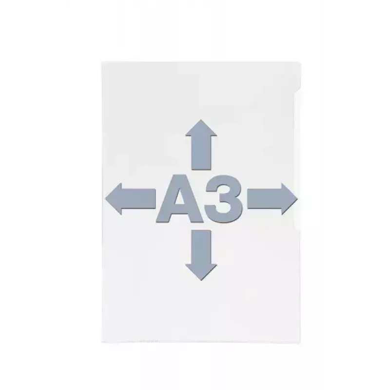 A3 skaidrūs dokumentų įdėklai Durable 2314 (300 x 420 mm) – 10 vnt.