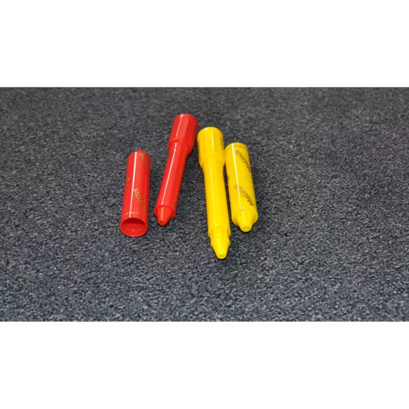Crayon Malinos 301036 6 spalvų įvairiaspalviai juoda mėlyna žalia raudona violetinė geltona