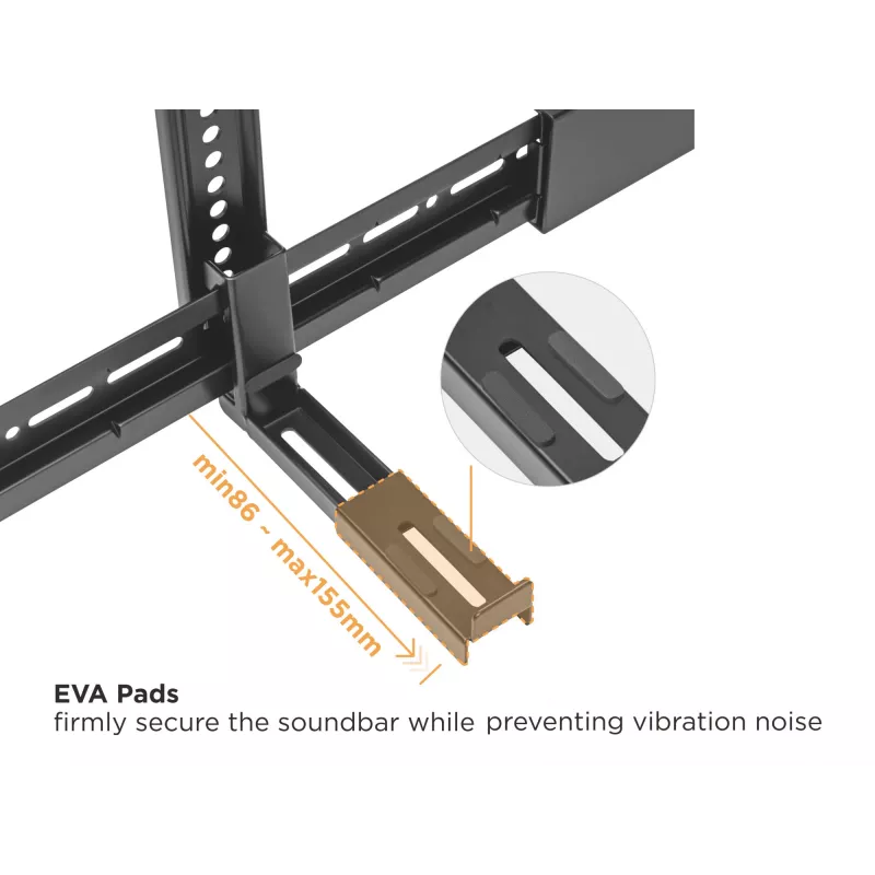 Equip Universal Soundbar Mount – laikiklis garsiakalbiui prie sienos