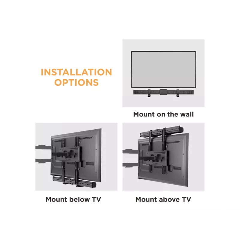Equip Universal Soundbar Mount – laikiklis garsiakalbiui prie sienos